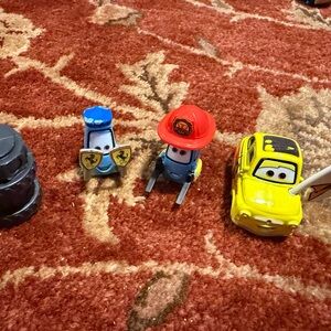 Kids Toy Set with Yellow and Blue Cars